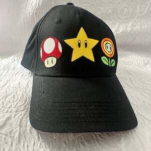 2 Nintendo Super Mario Bros Character Snapback Hats YOSHI Green and Black OSFM